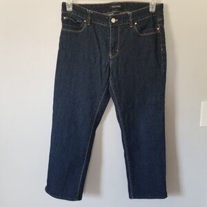 White House Black Market Slim Crop Jeans 8